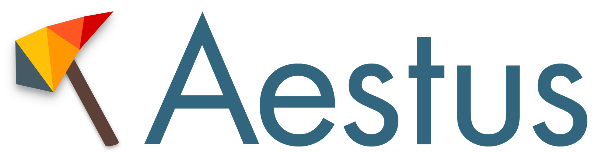 Official logo of Aestus LLC.